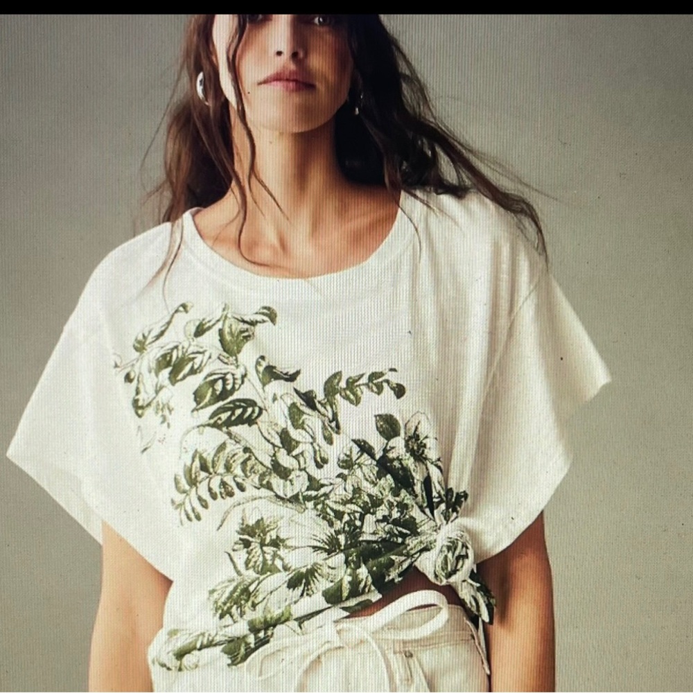 Anthro Daily Practice cotton Boatneck Tee xs